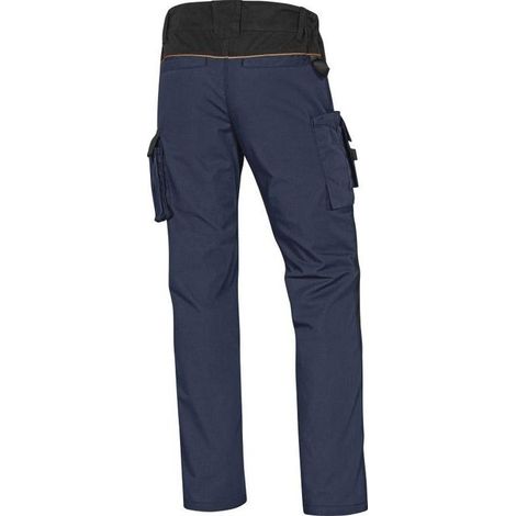 Delta Plus MCPA2MNPT Mach2 Corporate Pantaloni da Lavoro Ripstop 260 g-m² 13 Tasche colore Blu Navy Nero
