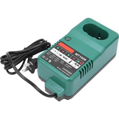 MT1008 Chargeur de batterie universel pour perceuse électrique 7.2 / 9.6 / 12 / (1/4)