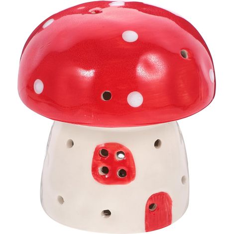 Lampe de Chevet Champignon Céramique Décorative Veilleuse (1/5)