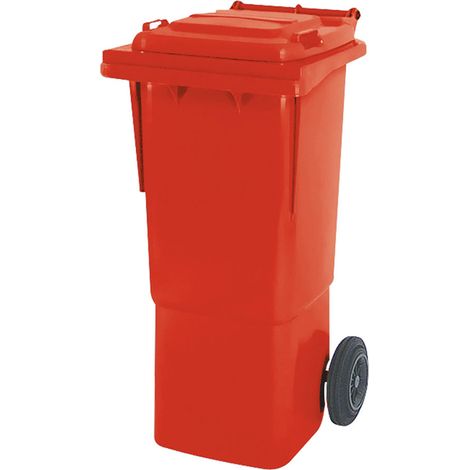 BRB Müllbehälter, Inhalt 60 Liter, BxTxH 445x520x930 mm, hohe Ausführung (rot)
