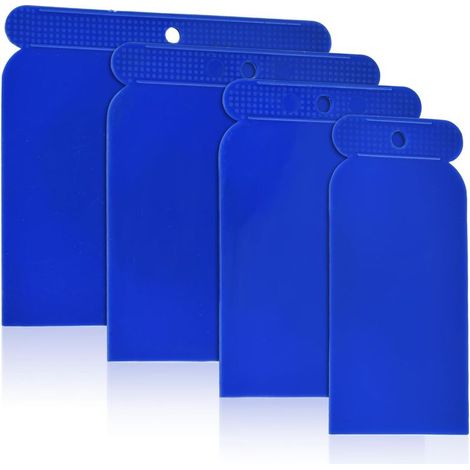 Spatule en plastique, spatule en quatre parties, racloir pour lisser les surfaces