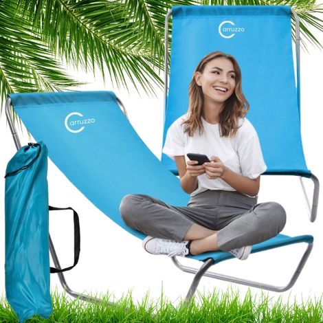 Chaise longue, chaise de jardin, chaise de plage, chaise de balcon pliante, chaise de camping + sac (1/5)