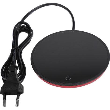 Eosnow Elektrische wasserdichte Touch-Heizung Cup Mat Warm Pad für Kaffee Tee MilkRed EU 220V
