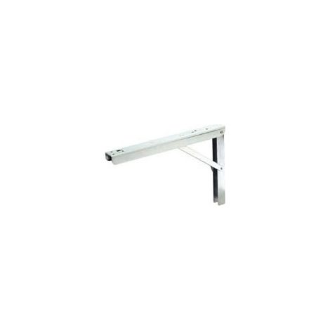 Console pliable - Epaisseur repliée : 25 mm - Hauteur : 200 mm - Largeur : 30 mm - Profondeur : 300 mm - ITAR (1/5)