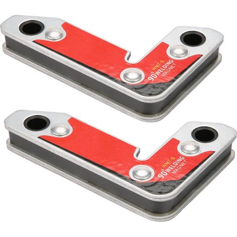 Lot de 2 pinces de soudage magnétiques intérieures/extérieures, support magnétique, outil de soudage 30/60/90 degrés (1/5)