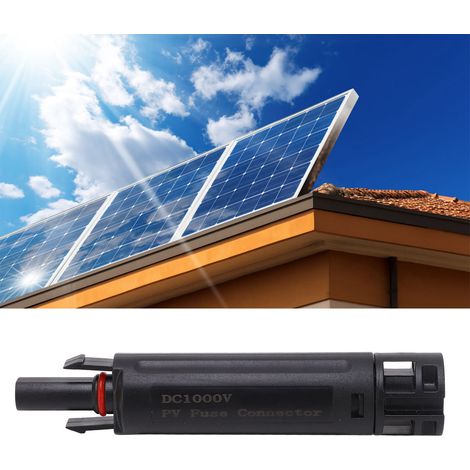 Disjoncteur/fusible photovoltaïque MC4 1000 V, porte-fusible à insertion directe 20 A (1/5)