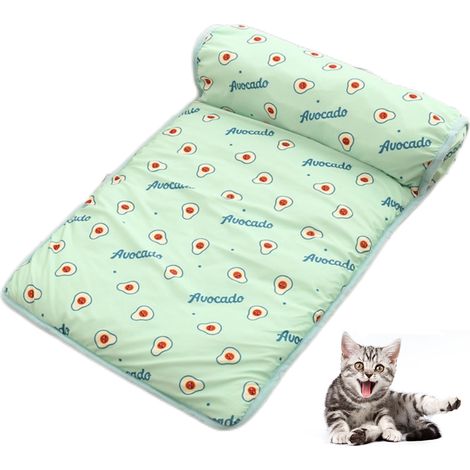 Tapis rafraîchissant pour animaux de compagnie, coussin rafraîchissant, lit d'été pour animaux de compagnie, tapis de couchage rafraîchissant pour chiens et chats (1/5)