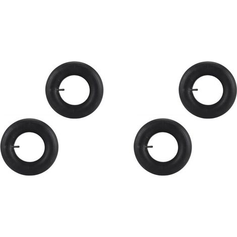 Adecuado para neumáticos con cámara de aire de 3.50/4.00-6 (paquete de 4) y llantas con válvulas de goma para motocicletas con cámara de aire de 350/400-6.