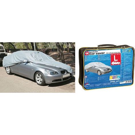 Housse de protection voiture en PVC - L - 480x175x120cm Plastique