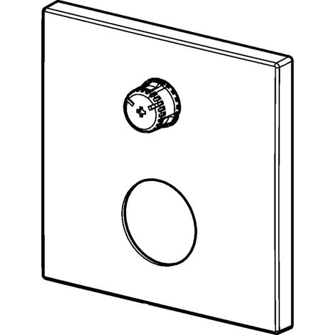 Hansa Rosette, 150x150mm, Chrom, 59914301 (1/2)