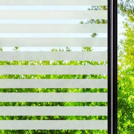 Lámina de privacidad - lámina para ventanas, autoadhesiva, opaca, lámina de privacidad, arcoíris, ventana, lámina decorativa, 44,3 x 200 cm (1/5)
