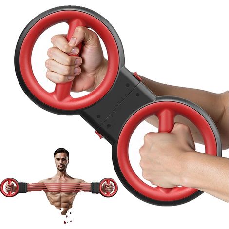 Entrenador de brazos, rotación de 360°, niveles de resistencia ajustables, Akluer RL-2000A (1/5)