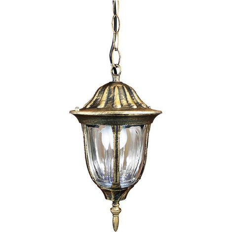 Lampada a sospensione da giardino retrò Florence E27 IP43 patina Goldlux (1/5)