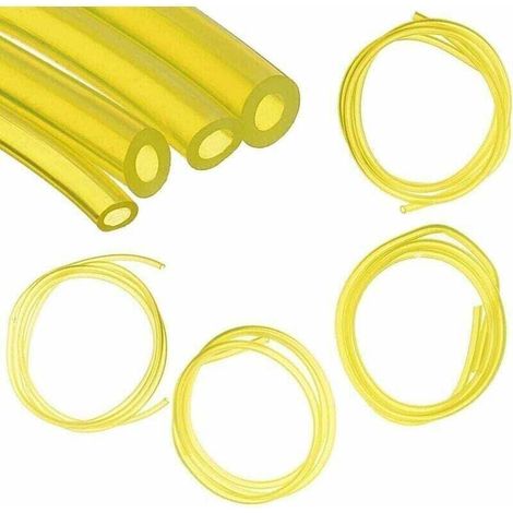 AMXCNOY 4-teiliges Kraftstoffschlauch-Set, 4 Größen: 3x6 mm/3x5 mm, 2,5x5 mm/2x3,5 mm (je 1,5 Meter) für Laubbläser und Kettensäge (1/4)