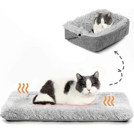 Weiches Kissen für Hunde und Katzen, atmungsaktives Material, hoher Wärmekomfort, ideal für kleine Haustiere, weiche Liegefläche, kompakte Größe, erholsamer Korb. (1/5)