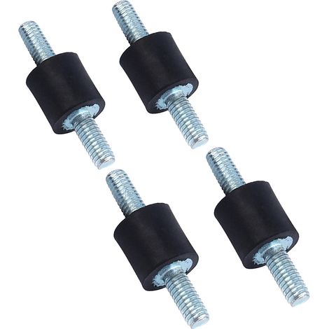 Support silent anti-vibration en caoutchouc pour pompe à air comprimé, amortisseur de chocs M4 10x10 (1/5)