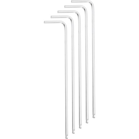 5pcs Clé Hexagonale À Bout Sphérique 1.5mm Acier CR-V Forme L (1/5)