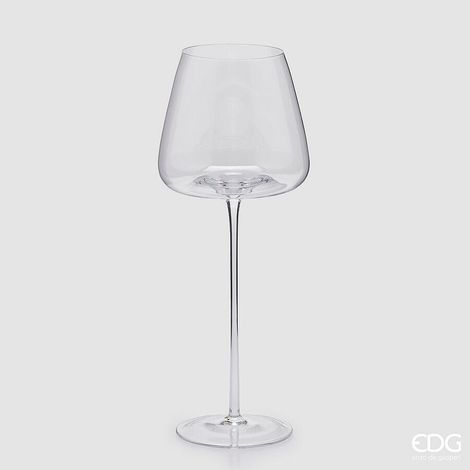 EDG Enzo De Gasperi Bicchiere Grace Calice H 26 Cm L 10 Cm 500 Ml Cf 4 Pz Vetro Natural