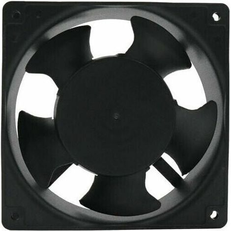 Ventilateur Axial Pour Insert Cheminée - 120 x 120 x 38 mm - 220 V - 23 W - Pour Foyers À Bois Charbon Granulés Gaz - 1 Pièce