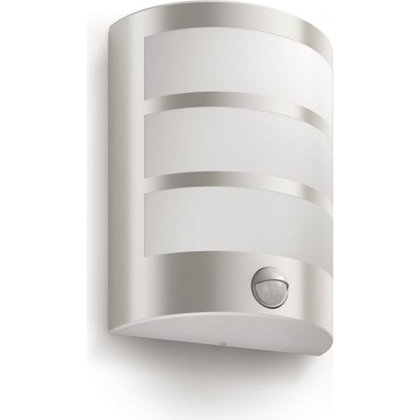 Philips LED Python 8720169263772 LED-Außenwandleuchte mit Bewegungsmelder LED 3.8 W Edelstahl (1/3)
