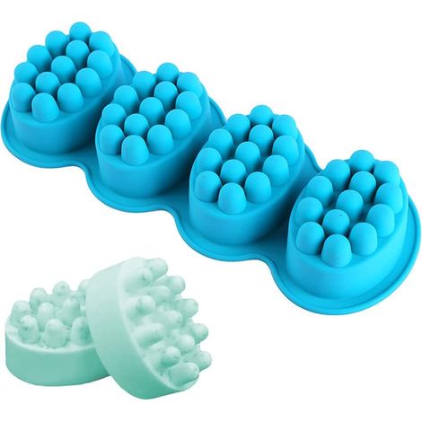 Moules à savon en silicone ellipse et carré, pour DIY artisanal, pâtisserie et chocolat, créatifs et pratiques