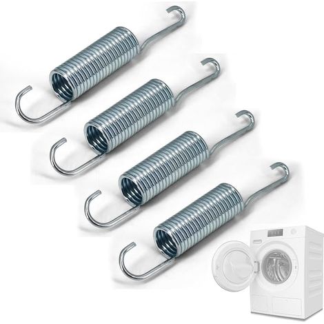 Ressorts de Suspension Tambour Machine à laver 4 pièces, 160 mm x 25 mm, Pièces de Rechange pour W1611 W1662 W1743, Remplacement 4176890 4473970 4710290, Construction Durable et Amortissement (1/5)