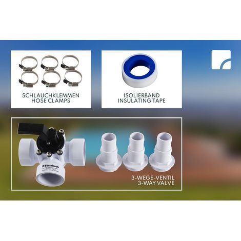 Steinbach - Set Adaptateur pour Piscine de Natation de dérivation (1/4)