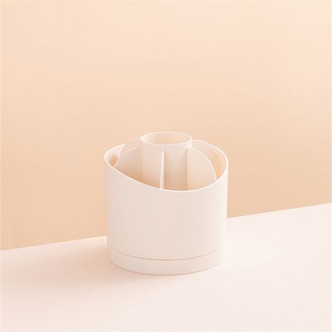 Boîte De Rangement Pivotante - 360° Rotation - Pour Stylos Crayons Pinceaux Maquillage Ustensiles De Cuisine - 1 Pièce (1/3)