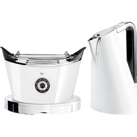 Bugatti Vera Easy Kettle and Volo Toaster Set White