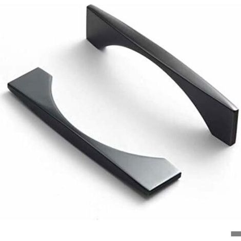 8pcs Poignee de Meuble cuisine noir poignée meuble poignée meuble noir en T Bar poignée de porte Hole distance 160mm (1/5)