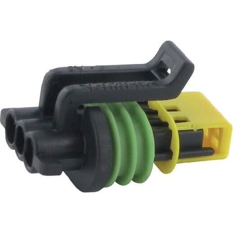 Carcasa para enchufe 3 polos Hembra GT150 DELPHI DE15336029 (1/2)