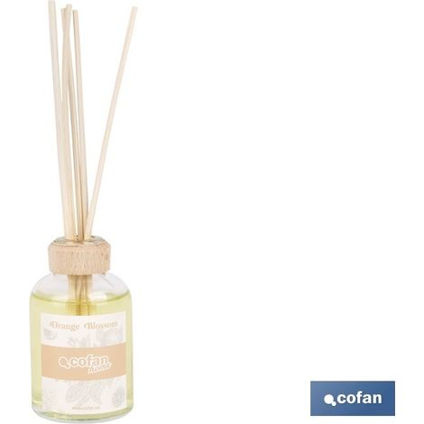 Ambientador de varillas aroma azahar 50 ml con fragancia fresca y natural