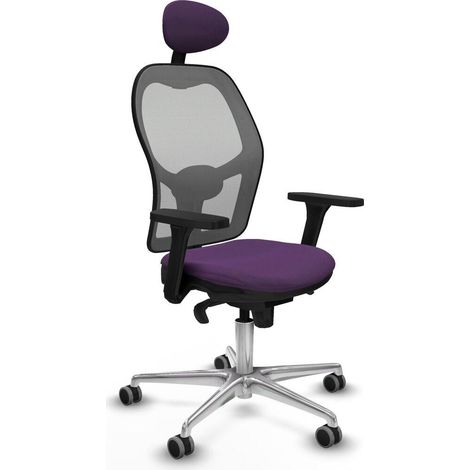 Piqueras y Crespo Bürostuhl lila mit Lendenstütze (1/3)