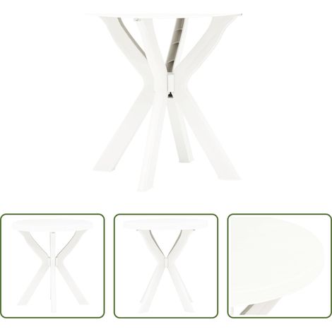 Bistrotisch - Bistrotisch Weiß Ø70 cm Kunststoff (1/5)