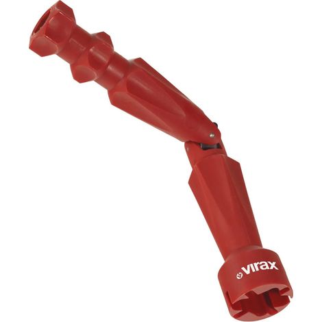 Virax – Clé plate universelle pour abattant de WC 200x30x30mm – Prise en main ergonomique – Articulation centrale pour espaces réduits