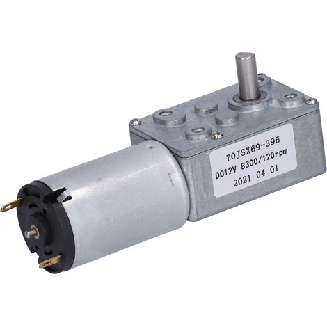 Moteur DC à vis sans fin 70JSX69-395 Autobleu 12V 120tr/min pour ouvre-fenêtre et treuil (1/4)