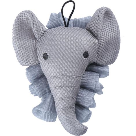 Éponge de bain exfoliante pour enfants avec un joli motif animalier, gommage corporel, boule de douche pour bébés, tout-petits et enfants, éponge de bain exfoliante douce, pouf en luffa au design colo (1/5)