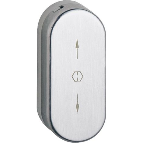 Rosace pour porte en aluminium – Finition inox – Percement pour fenêtre U26 SV – HOPPE AG