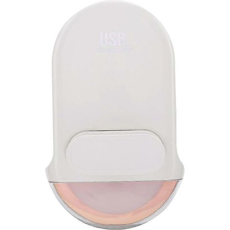 Veilleuse LED intelligente avec capteur, chargeur double USB mural, compatible avec les tables de chevet, 100-250V (prise or rose). (1/5)