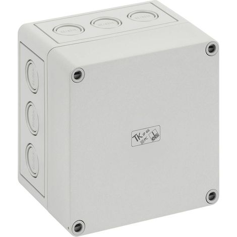 COFFRET DINSTALLATION SPELSBERG TK PC 1313-10-M 12790501 GRIS CLAIR 130 X 130 X 99 POLYSTYRÈNE, POLYCARBONATE, POLYURÉTHANE, POL (1/2)