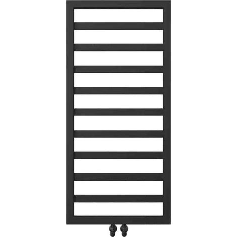 Radiador eléctrico Hydroland NATSUMI negro mate 720x530 mm