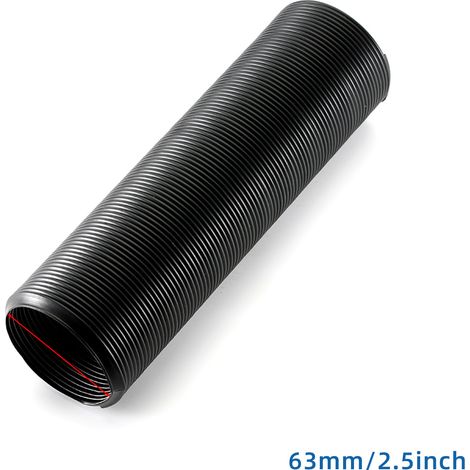 Conduit flexible d’admission d’air froid automobile 63 mm, tube extensible universel