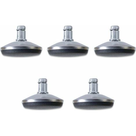 Chaise de bureau Chaise de bureau Roues de rechange Roulettes pivotantes pour pied fixe fixe Diamètre 7/16" (11 mm) Tige compatible avec la plupart des chaises de bureau (1/4)