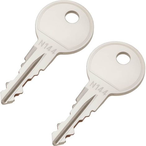 2pcs Clés de Remplacement N144 pour Barres de Toit Coffres de Toit et Porte-Arrière Compatible avec Thule (1/5)