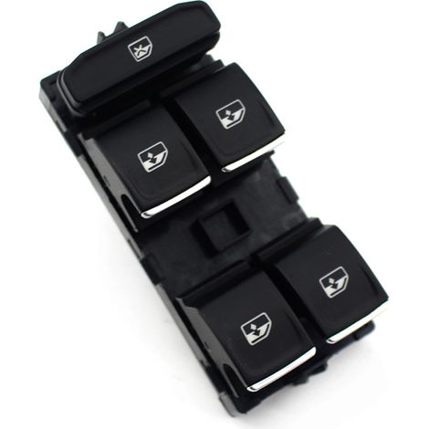Kaelt - Commutateur de bouton de régulateur de fenêtre de commande de lève-vitre pour Golf 7 Passat (1/3)
