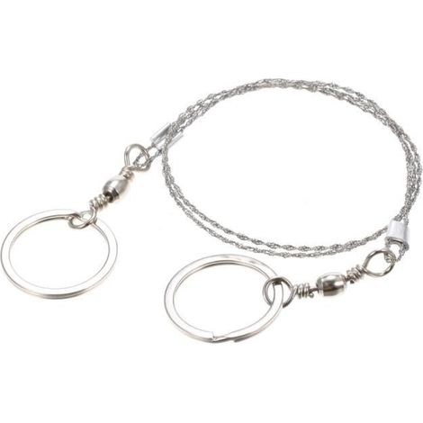 as picture -Scie à fil en acier inoxydable pour l&39extérieur, équipement de survie, Kit d&39outils de poche, équipement d&39urge (1/4)