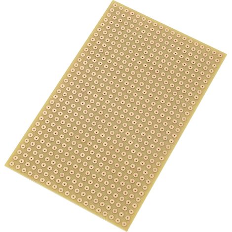 TRU COMPONENTS SU527785 Europlatine Hartpapier (L x B) 16 mm x 10 mm 35 µm Rastermaß 5.08 mm Inhalt (1/2)