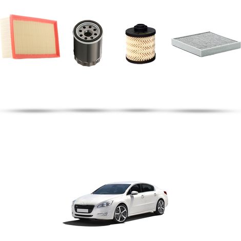 Kit tagliando 4 filtri compatibile con Peugeot 508 2.0 HDI Fap Hybrid 133kw Dal 2014 (1/5)