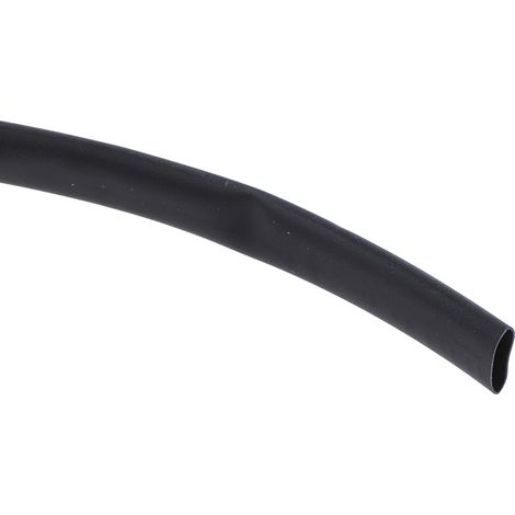 Gaine thermorétractable RS PRO, Dia. 4.8mm Noir rétreint 2:1, 9m ( Prix pour Bobine de 9 Mètres ) (1/3)