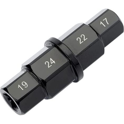 Outils d'essieu Hexagonal de Moto,17mm 19mm 22mm 24mm Outil Axe pour Démontage ou Montage Roue Avant Moto,Douille Clé Spéciale pour Honda, Kawasaki, Suzuki, Yamaha, Buell, BMW (1/4)